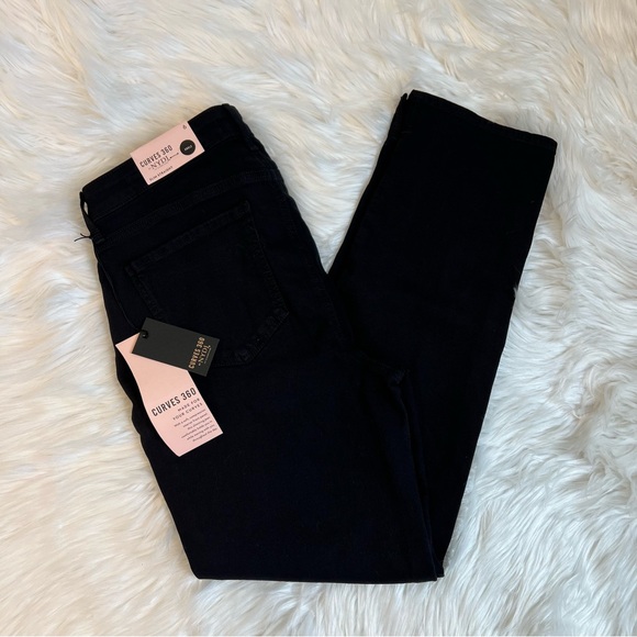 NWT Curves 360 Slim Straight Ankle Jeans - Picture 2 of 13